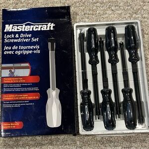 Mastercraft Lock & Drive Screwdriver Set 6 pieces